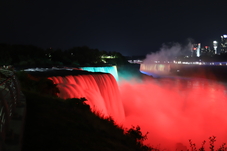 Illuminated falls